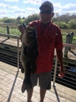 2: Dwayne Haga with a 10.10 pound bass on Lake Toho 02/27/2022